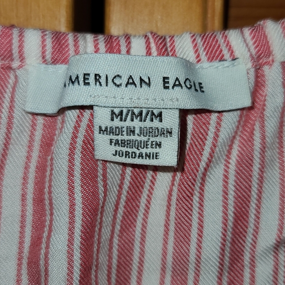 American Eagle Stripe Button Down Shirt - Picture 5 of 9